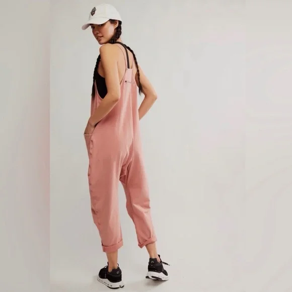 FP Movement Hot Shot Onesie NWT size Small in Petal Pink One Piece Jumpsuit - Picture 2 of 11